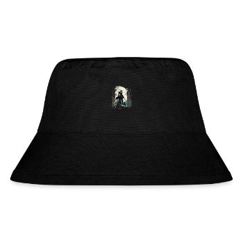 Shining Paladin Standing - Stanley/Stella Recycled Bucket Hat - black - Front