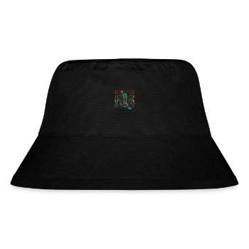 Snowboarder Schnee Tailgrab Sprung - Stanley/Stella recycelter Bucket Hat - Schwarz - Vorne