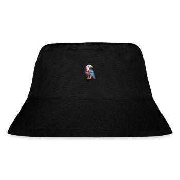 Weißkopfseeadler Bunte Aquarell-Karikatur Kawaii Anim - Stanley/Stella recycelter Bucket Hat - Schwarz - Vorne