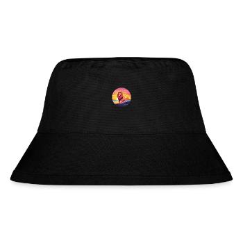 Lion Colorful Watercolor Cartoon Kawaii Animal - Stanley/Stella Recycled Bucket Hat - black - Front