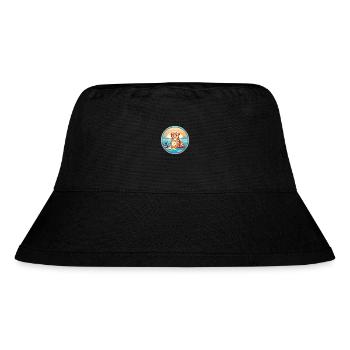 Amur Leopard Watercolor Cartoon Kawaii Clipart Pet - Stanley/Stella Recycled Bucket Hat - black - Front