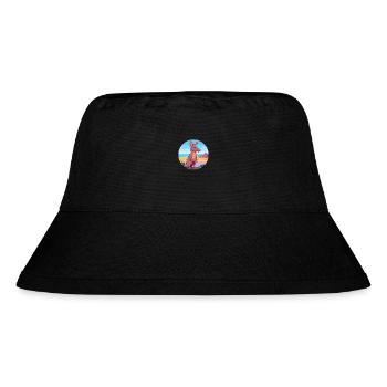 Aardvark Watercolor Cartoon Kawaii Clipart Animal - Stanley/Stella Recycled Bucket Hat - black - Front