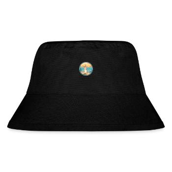 Hase Aquarell Cartoon Kawaii Clipart Tier - Stanley/Stella recycelter Bucket Hat - Schwarz - Vorne