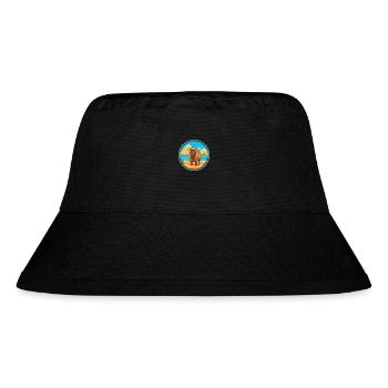 Buffalo Watercolor Cartoon Kawaii Clipart Animal - Stanley/Stella Recycled Bucket Hat - black - Front