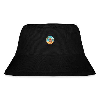 Boar Watercolor Cartoon Kawaii Clipart Animal - Stanley/Stella Recycled Bucket Hat - black - Front