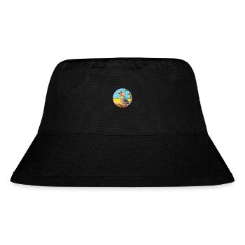Kuckuck Aquarell Cartoon Kawaii Clipart Tier - Stanley/Stella recycelter Bucket Hat - Schwarz - Vorne