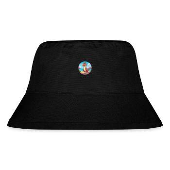 Dragon Watercolor Cartoon Kawaii Clipart Animal - Stanley/Stella Recycled Bucket Hat - black - Front