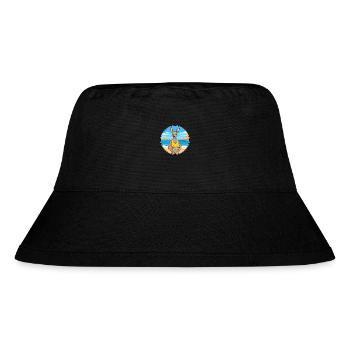 Kangaroo Watercolor Cartoon Kawaii Clipart Animal - Stanley/Stella Recycled Bucket Hat - black - Front