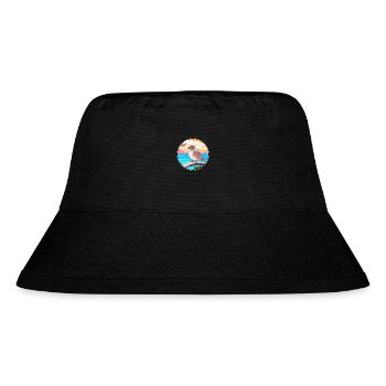 Sparrow Watercolor Cartoon Kawaii Clipart Animal - Stanley/Stella Recycled Bucket Hat - black - Front