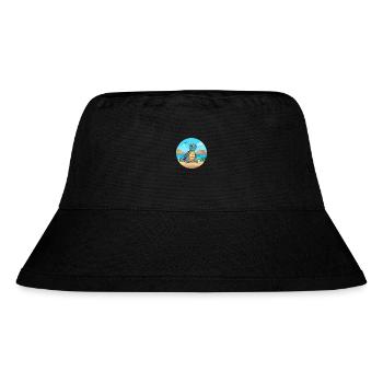 Schildkröte Aquarell Cartoon Kawaii Clipart Tier - Stanley/Stella recycelter Bucket Hat - Schwarz - Vorne