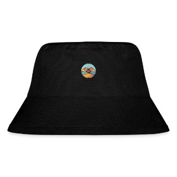 Fledermaus Aquarell Cartoon Kawaii Clipart Tier - Stanley/Stella recycelter Bucket Hat - Schwarz - Vorne
