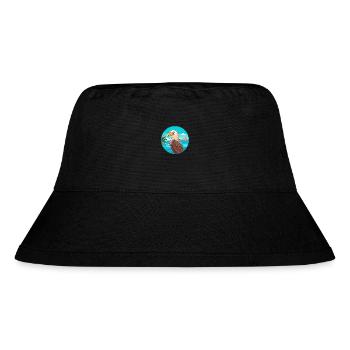 Adler Aquarell Cartoon Kawaii Clipart Tier - Stanley/Stella recycelter Bucket Hat - Schwarz - Vorne