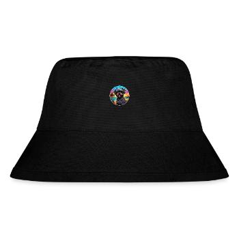 Affenpinscher Dog Breed Colorful Cartoon Watercolo - Stanley/Stella Recycled Bucket Hat - black - Front