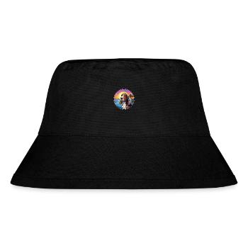 Basset Artesien Normand Dog Breed Colorful Cartoon - Stanley/Stella Recycled Bucket Hat - black - Front