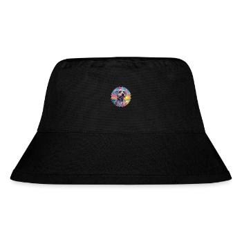 Cesky Terrier Hunderasse Bunte Karikatur Watercolo - Stanley/Stella recycelter Bucket Hat - Schwarz - Vorne