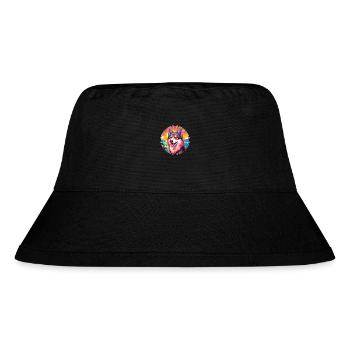 Westsibirische Laika-Hunderasse Bunte Karikatur Wat - Stanley/Stella recycelter Bucket Hat - Schwarz - Vorne