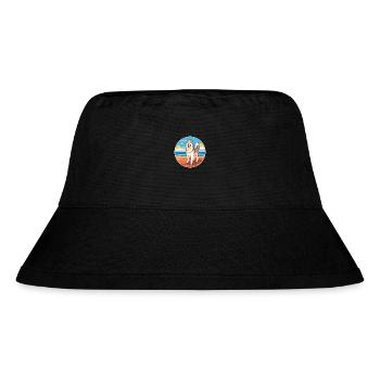 Alaskan Malamute Hund Rasse Cartoon Kawaii Clipart - Stanley/Stella recycelter Bucket Hat - Schwarz - Vorne