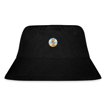 Berger Picard Hund Rasse Cartoon Kawaii Clipart Hund - Stanley/Stella recycelter Bucket Hat - Schwarz - Vorne