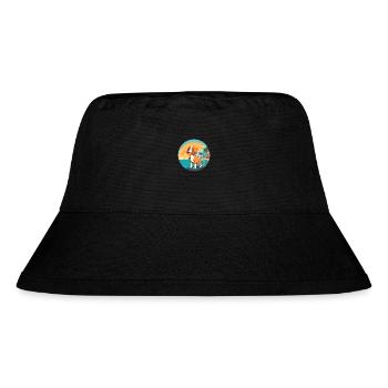 Deutsche Bracke Hund Rasse Cartoon Kawaii Clipart - Stanley/Stella recycelter Bucket Hat - Schwarz - Vorne