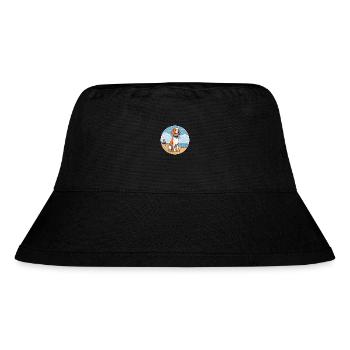 Dutch Smoushond Dog Breed Cartoon Kawaii Clipart - Stanley/Stella Recycled Bucket Hat - black - Front