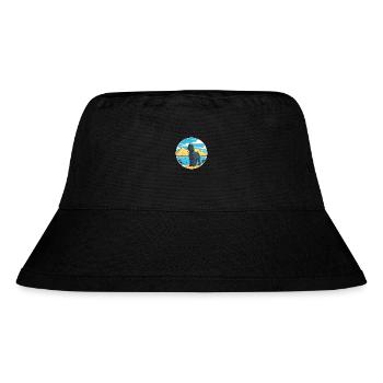 Kerry Blue Terrier Hunderasse Cartoon Kawaii Hund - Stanley/Stella recycelter Bucket Hat - Schwarz - Vorne