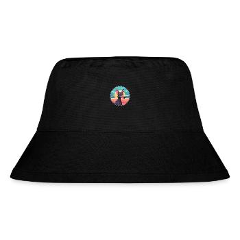 Mexican Hairless Dog Breed Cartoon Kawaii Clipart - Stanley/Stella Recycled Bucket Hat - black - Front