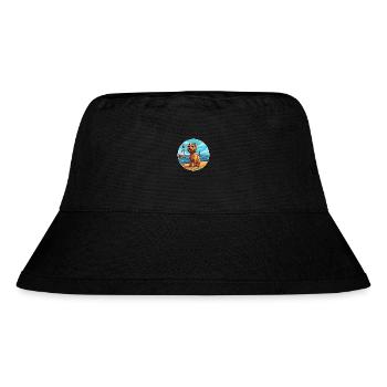 Norfolk Terrier Dog Breed Cartoon Kawaii Clipart - Stanley/Stella Recycled Bucket Hat - black - Front