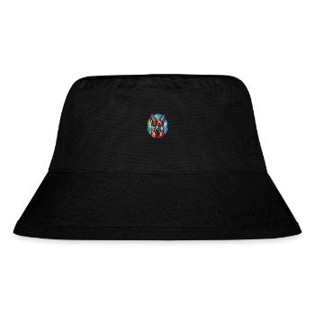 Shepherd Bullet Dog Colorful Watercolor Animal - Stanley/Stella Recycled Bucket Hat - black - Front