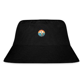 whippet hund rasse cartoon kawaii clipart hund haustier - Stanley/Stella recycelter Bucket Hat - Schwarz - Vorne
