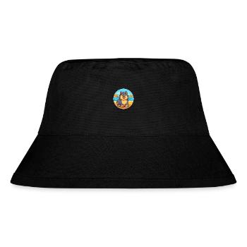schwedisch lapphund hunderasse cartoon kawaii clipart - Stanley/Stella recycelter Bucket Hat - Schwarz - Vorne