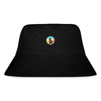 schottischer terrier hunderasse cartoon kawaii clipart - Stanley/Stella recycelter Bucket Hat - Schwarz - Vorne