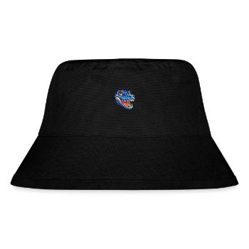 Krokodil bunte Aquarell-Karikatur Kawaii Anima - Stanley/Stella recycelter Bucket Hat - Schwarz - Vorne