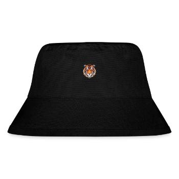 Tiger Buntes Aquarell Cartoon Kawaii Tier - Stanley/Stella recycelter Bucket Hat - Schwarz - Vorne