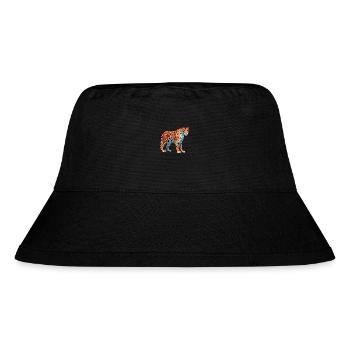 Jaguar Buntes Aquarell Cartoon Kawaii Tier - Stanley/Stella recycelter Bucket Hat - Schwarz - Vorne