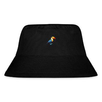 Toucan Colorful Watercolor Cartoon Kawaii Animal - Stanley/Stella Recycled Bucket Hat - black - Front