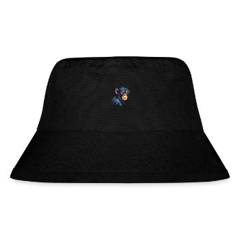 Bonobo Colorful Watercolor Cartoon Kawaii Animal - Stanley/Stella Recycled Bucket Hat - black - Front