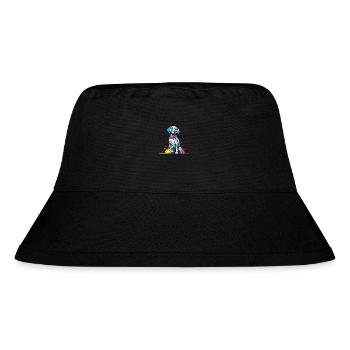 Dalmatinischer Hund Bunte Aquarell-Karikatur Kawaii A - Stanley/Stella recycelter Bucket Hat - Schwarz - Vorne
