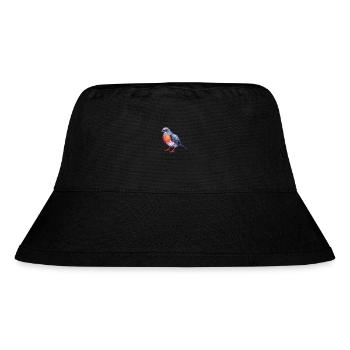 Kuckuck buntes Aquarell Cartoon Kawaii Tier - Stanley/Stella recycelter Bucket Hat - Schwarz - Vorne