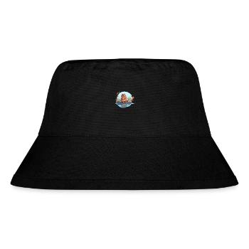 Beaver Colorful Watercolor Cartoon Kawaii Animal - Stanley/Stella Recycled Bucket Hat - black - Front