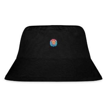 Stachelschwein Bunte Aquarell-Karikatur Kawaii Anima - Stanley/Stella recycelter Bucket Hat - Schwarz - Vorne