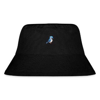 Blue Jay Cute Cartoon Kawaii Watercolor Animal Pet - Stanley/Stella Recycled Bucket Hat - black - Front