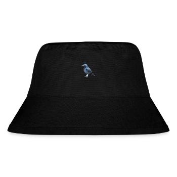 Crow Cute Cartoon Kawaii Watercolor Animal Pet - Stanley/Stella Recycled Bucket Hat - black - Front