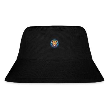 Jaguar Buntes Glas Bunte Karikatur Kawaii Anima - Stanley/Stella recycelter Bucket Hat - Schwarz - Vorne