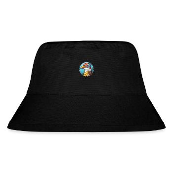 Kuckuck Bunte Karikatur Kawaii Anima - Stanley/Stella recycelter Bucket Hat - Schwarz - Vorne