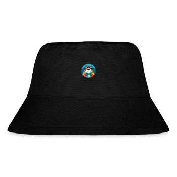 Gopher Buntglas Bunte Karikatur Kawaii Anima - Stanley/Stella recycelter Bucket Hat - Schwarz - Vorne