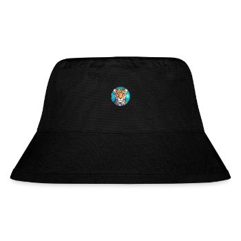 Leopard Stained Glass Colorful Cartoon Kawaii Anim - Stanley/Stella Recycled Bucket Hat - black - Front
