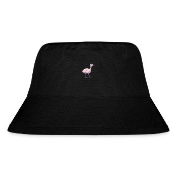 Ostrich Cute Happy Kawaii Cartoon Clipart Animal - Stanley/Stella Recycled Bucket Hat - black - Front
