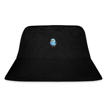 Vogel niedlich glücklich kawaii cartoon clipart tier - Stanley/Stella recycelter Bucket Hat - Schwarz - Vorne