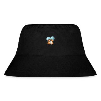 Chien Kawaii Cartoon Pet Jouant Avec Des Ballons - Bob recyclé Stanley/Stella - noir - Devant