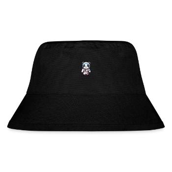Astronaut Lustiger Panda Kawaii Cartoon Tier Haustier - Stanley/Stella recycelter Bucket Hat - Schwarz - Vorne